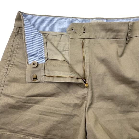 J.Crew Khaki 4" Stretch Pockets Chino Shorts - Picture 3 of 11